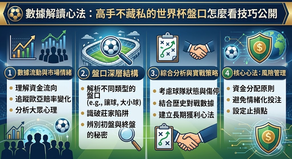 高手不藏私的世界杯盤口怎麼看技巧公開